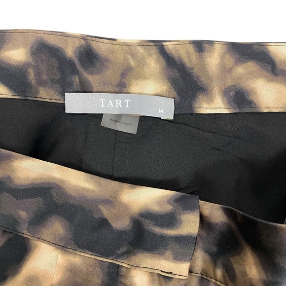 TART Collections Womens Dress Pants Size Medium Wide Leg Pockets Pleated Front - Picture 9 of 12